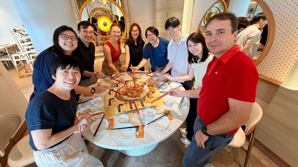 BENEO Asia Pacific colleagues sharing a Chinese New Year celebration lunch.